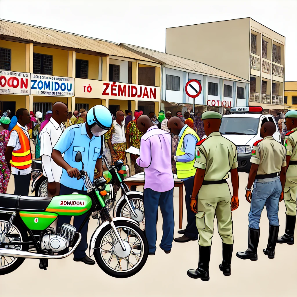 Bénin : régulation des Zémidjan pour un transport plus sûr